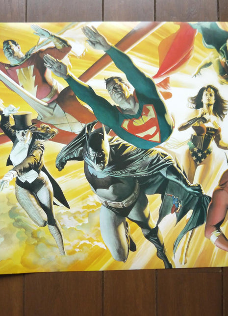 2004 LARGE DC Alex Ross Super-Heroes Poster 65x24" - Mycomicshop.be