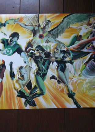 2004 LARGE DC Alex Ross Super-Heroes Poster 65x24" - Mycomicshop.be