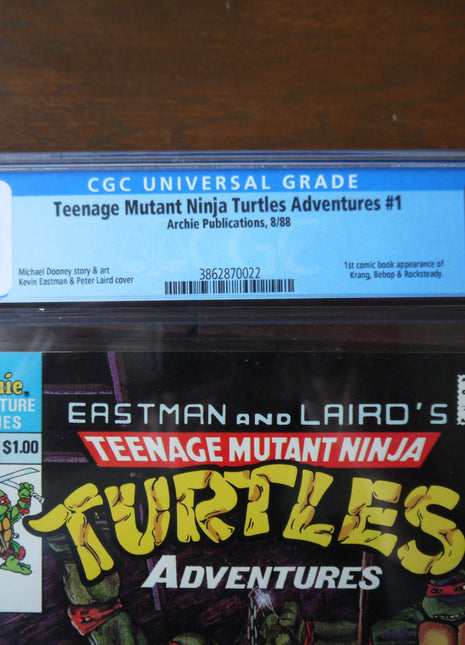 Teenage Mutant Ninja Turtles Adventures (1988) #1 CGC 9.2 - Mycomicshop.be