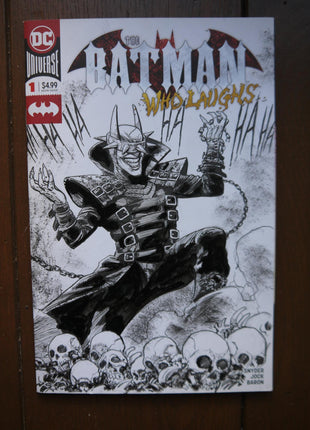 Batman Who Laughs (2019 DC) #1BLANK Sketch by Tony B Scott - Mycomicshop.be