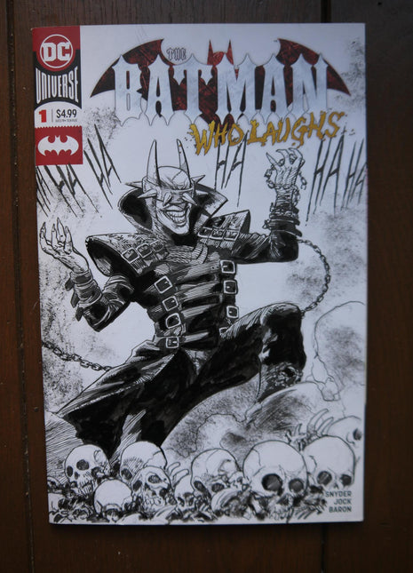 Batman Who Laughs (2019 DC) #1BLANK Sketch by Tony B Scott - Mycomicshop.be