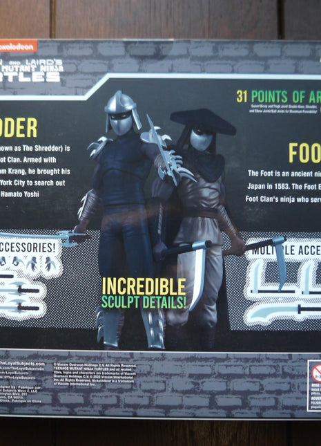 Bst Axn TMNT Shredder and Foot Elite Comics Shadow Convention Walmart Exclusive - Mycomicshop.be