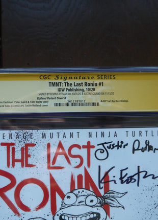Teenage Mutant Ninja Turtles the Last Ronin (2020 IDW) #1 Roiland Variant B CGC 9.8 Signed - Mycomicshop.be