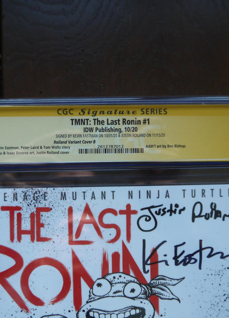 Teenage Mutant Ninja Turtles the Last Ronin (2020 IDW) #1 Roiland Variant B CGC 9.8 Signed - Mycomicshop.be