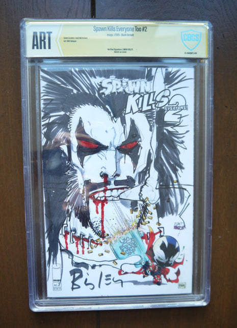 Spawn Kills Everyone Too (2018 Image) #2B Sketch by Bisley CBCS ART - Mycomicshop.be
