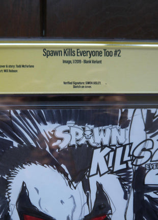 Spawn Kills Everyone Too (2018 Image) #2B Sketch by Bisley CBCS ART - Mycomicshop.be