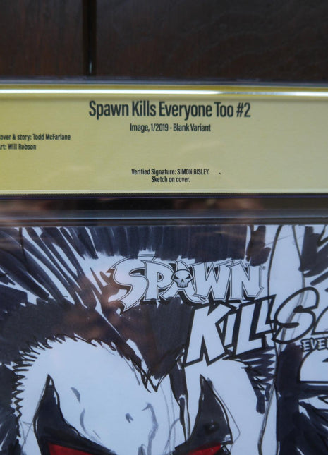 Spawn Kills Everyone Too (2018 Image) #2B Sketch by Bisley CBCS ART - Mycomicshop.be