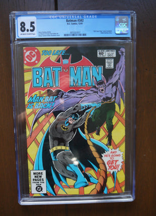 Batman (1940) #342 CGC 8.5 - Mycomicshop.be