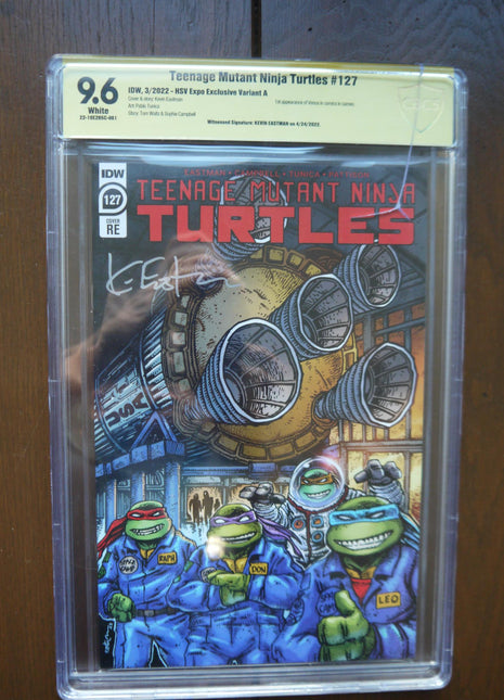Teenage Mutant Ninja Turtles (2011 IDW) #127 HSV Expo variant A Signed CBCS 9.6 - Mycomicshop.be