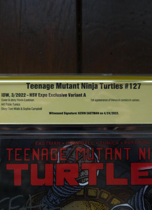 Teenage Mutant Ninja Turtles (2011 IDW) #127 HSV Expo variant A Signed CBCS 9.6 - Mycomicshop.be