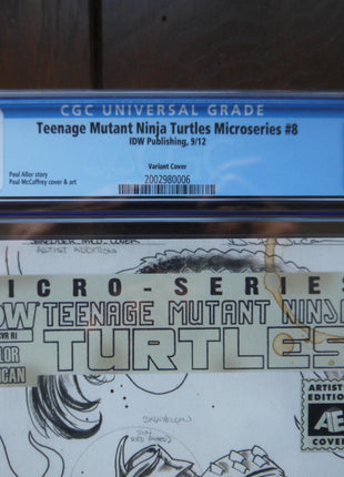 Teenage Mutant Ninja Turtles Villains Micro-Series (2013) #8RI CGC 9.8 - Mycomicshop.be