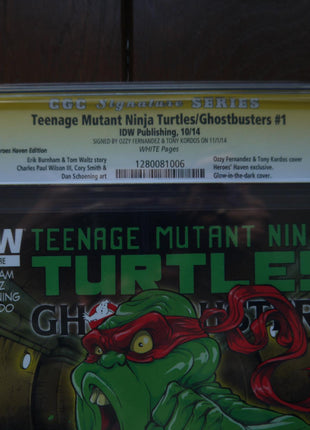 Teenage Mutant Ninja Turtles Ghostbusters (2014 IDW) #1HAVEN CGC 9.8 Signed - Mycomicshop.be