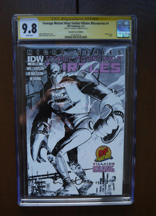 Teenage Mutant Ninja Turtles Villains Micro-Series (2013) #1DF CGC 9.8 Signed - Mycomicshop.be