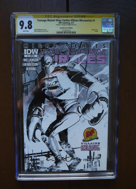 Teenage Mutant Ninja Turtles Villains Micro-Series (2013) #1DF CGC 9.8 Signed - Mycomicshop.be