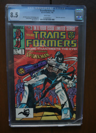 Transformers (1984 Marvel) #3D CGC 8.5 - Mycomicshop.be