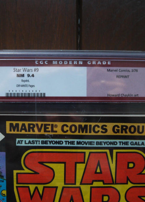 Star Wars (1977 Marvel) #9 reprint CGC 9.4 - Mycomicshop.be