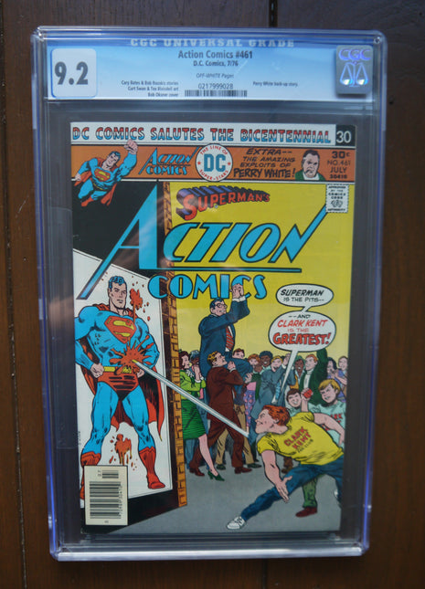 Action Comics (1938 DC) #461 CGC 9.2 - Mycomicshop.be