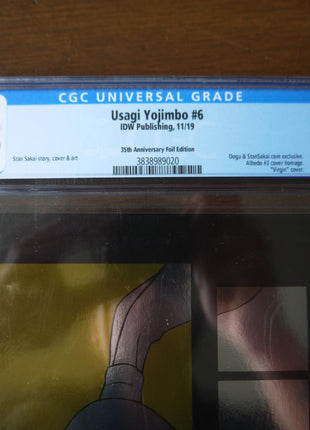 Usagi Yojimbo (2019 4th Series IDW) #6FOIL CGC 9.8 - Mycomicshop.be