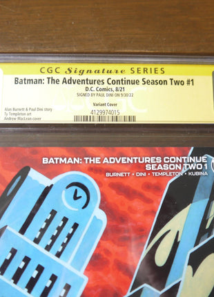 Batman The Adventures Continue Season II (2021 DC) #1B CGC 9.8 - Mycomicshop.be