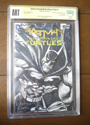 Batman Teenage Mutant Ninja Turtles (2015 DC) #1C CBCS ART Bisley - Mycomicshop.be