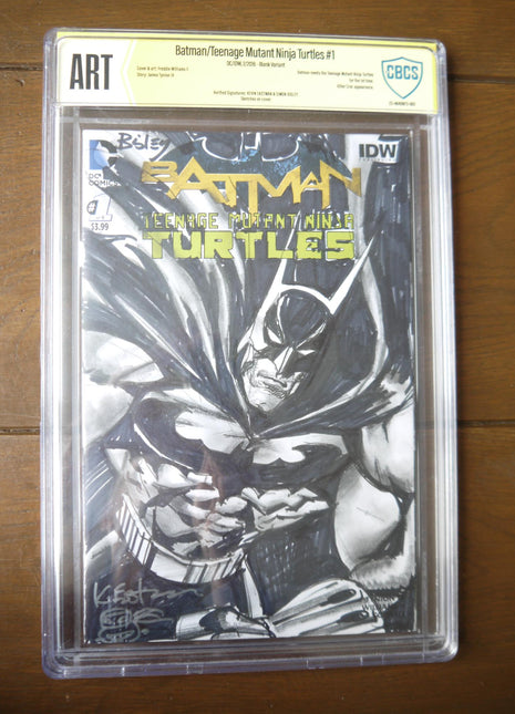 Batman Teenage Mutant Ninja Turtles (2015 DC) #1C CBCS ART Bisley - Mycomicshop.be