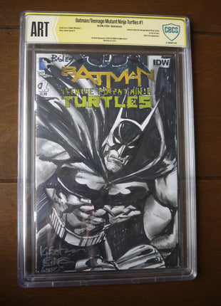 Batman Teenage Mutant Ninja Turtles (2015 DC) #1C CBCS ART Bisley - Mycomicshop.be