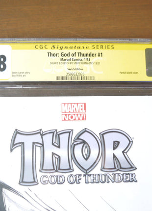 Thor God of Thunder (2012) #1G Sketch CGC 9.8 - Mycomicshop.be