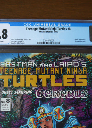 Teenage Mutant Ninja Turtles (1984 Mirage) #8 CGC 9.8 - Mycomicshop.be