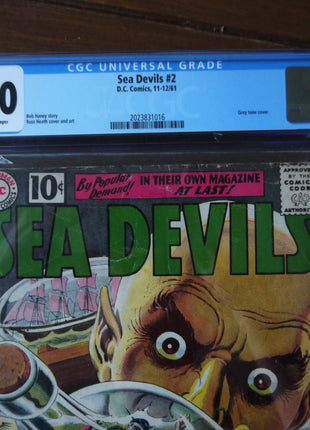 Sea Devils (1961) #2 CGC 3.0