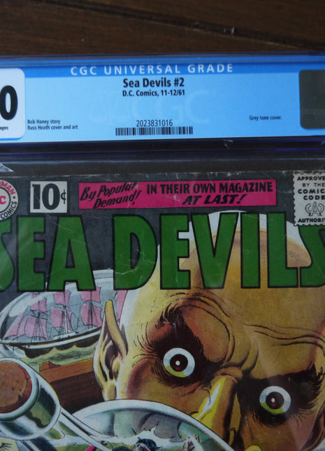 Sea Devils (1961) #2 CGC 3.0
