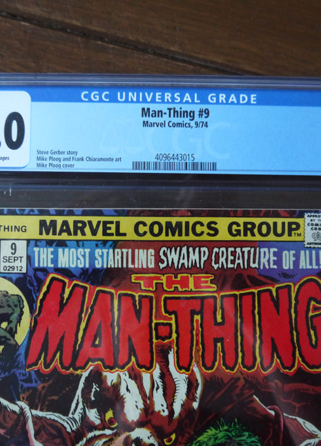 Man-Thing (1974 1st Series) #9 CGC 6.0
