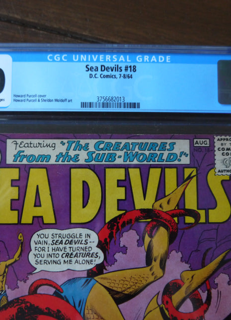 Sea Devils (1961) #18 CGC 6.0