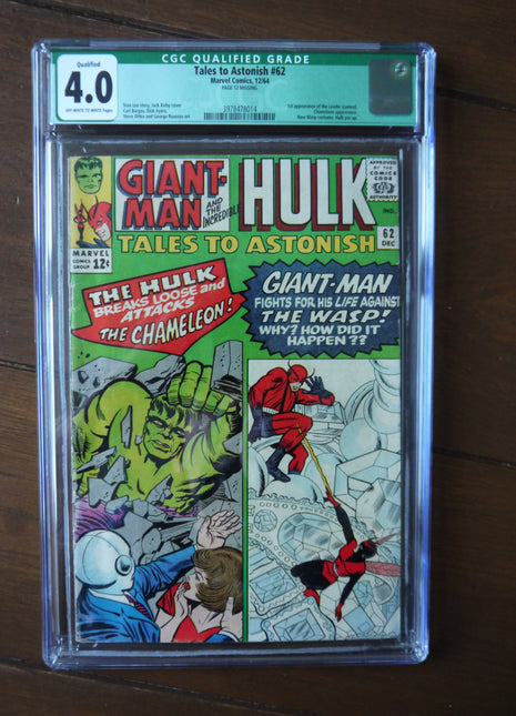 Tales to Astonish (1959-1968 1st Series) #62 CGC 4.0