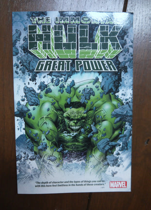 Immortal Hulk Great Power TPB (2021 Marvel)