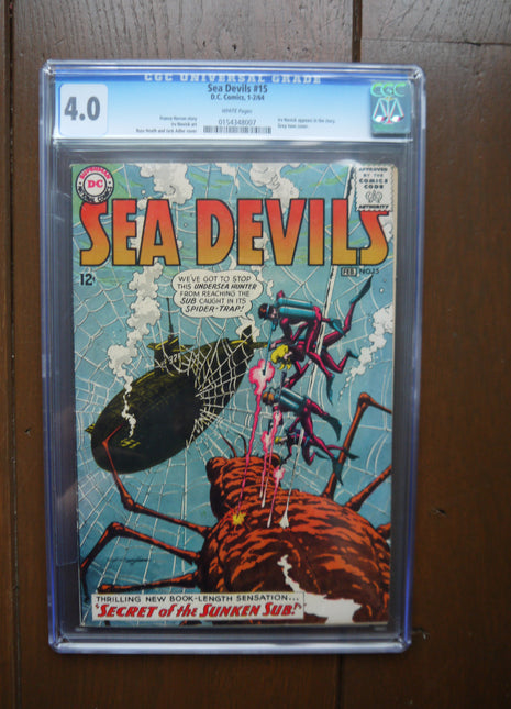 Sea Devils (1961) #15 CGC 4.0