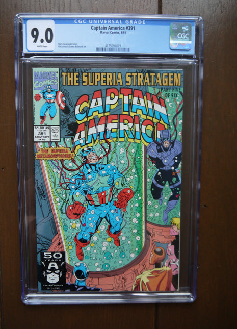 Captain America (1968 1st Series) #391 CGC 9.0