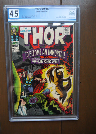 Thor (1962 Marvel 1st Series Journey Into Mystery) #136 PGX 4.5