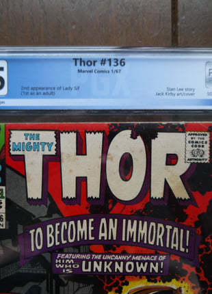 Thor (1962 Marvel 1st Series Journey Into Mystery) #136 PGX 4.5