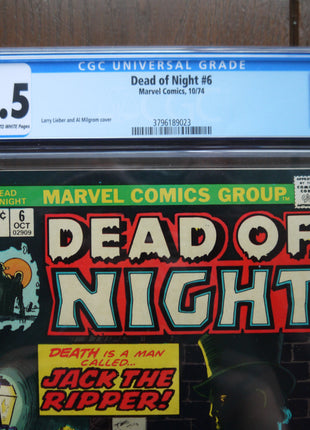 Dead of Night (1973) #6 CGC 8.5