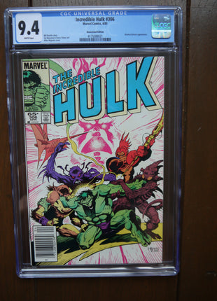 Incredible Hulk (1962 Marvel 1st Series) #306 CGC 9.4
