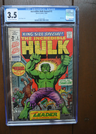 Incredible Hulk (1962 Marvel 1st Series) Annual #2 CGC 3.5