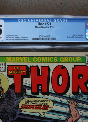 Thor (1962 Marvel 1st Series Journey Into Mystery) #221 CGC 8.5