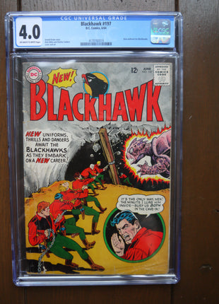 Blackhawk (1944 1st Series) #197 CGC 4.0
