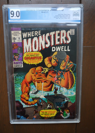 Where Monsters Dwell (1970) #10 PGX 9.0
