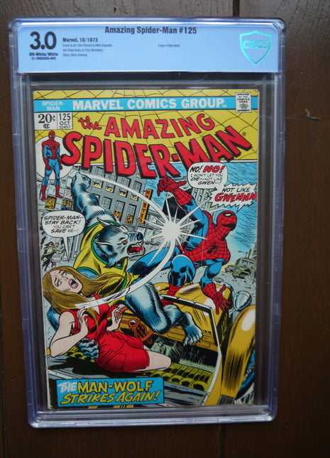 Amazing Spider-Man (1963 1st Series) #125 CBCS 3.0