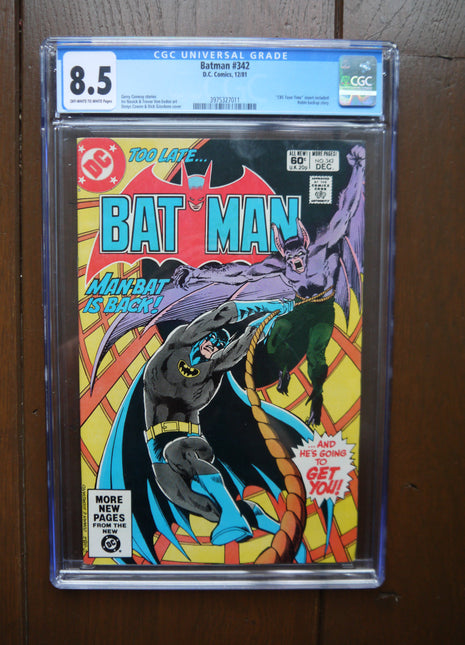 Batman (1940) #342 CGC 8.5