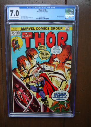 Thor (1962 Marvel 1st Series Journey Into Mystery) #215 CGC 7.0