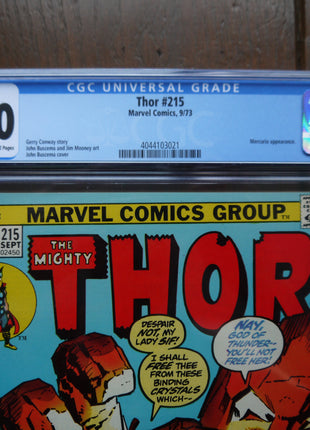 Thor (1962 Marvel 1st Series Journey Into Mystery) #215 CGC 7.0