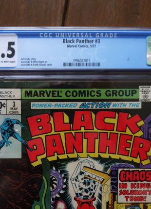 Black Panther (1977 Marvel 1st Series) #3 CGC 8.5