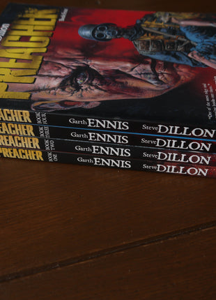 Preacher TPB Deluxe Edition #1-4 softcover graphic novels, 2013-2014 DC/Vertigo series